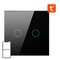 Avatto Smart Light Switch ZigBee ZTS02-EU-B2 2 Way TUYA (black) – kuva 1