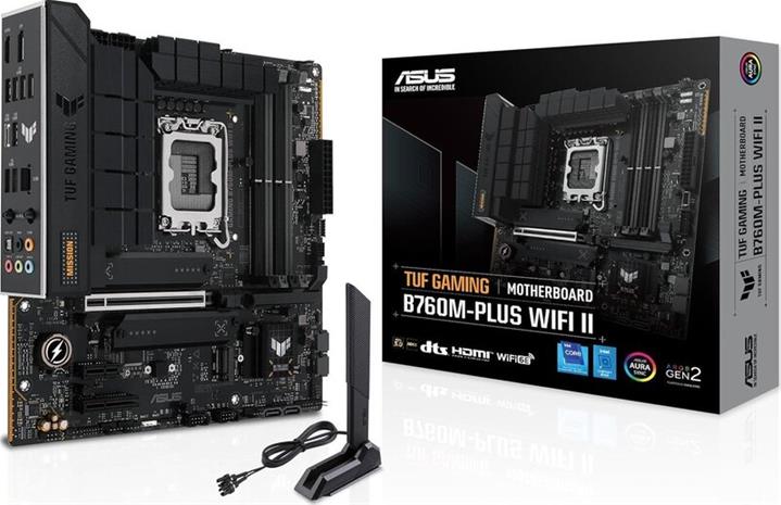 ASUS TUF GAMING B760M-PLUS WIFI II Intel B760 LGA 1700 micro ATX