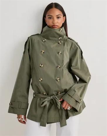 Nelly - Vihreä - Trench Jacket