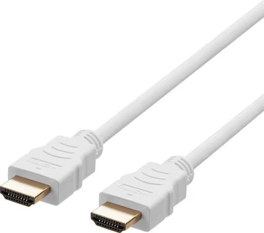 DELTACO Ultra High Speed HDMI Cable 2m White