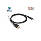 Club 3D - video adapter cable - 24 pin USB-C to DisplayPort - 1 m