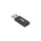 Club 3D 3.2 Gen1 USB-A - USB-C -sovitin, musta – kuva 3