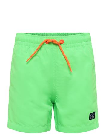 Mango Plain Lace Swimsuit - Green - 13-14