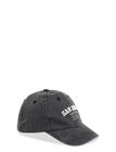 Mango Cap With Embroidered Text - Black - 10-14
