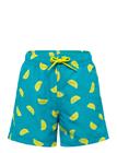 Mango Lemon-Print Swimming Trunks - Blue - 13-14