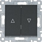 Hager Lumina Wl0323 kytkin kaihtimille, musta, 250v