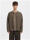 Annarr Anrharki Ls Knit Polo Cardigan - Brown - XXL