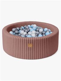 MeowBaby Churros Pallomeri Ruby Pink, Blue/Silver