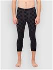 Mons Royale Ascender Merino 3/4 Legging Aluskerrastohousut forged iron / black Miehet
