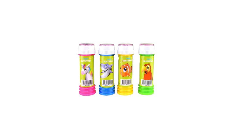 Happy Summer Animal Bubbles 60ml 4asst. – kuva 1/1