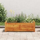vidaXL Puutarhan korotettu kukkalaatikko akaasiapuu 76x27,6x25 cm
