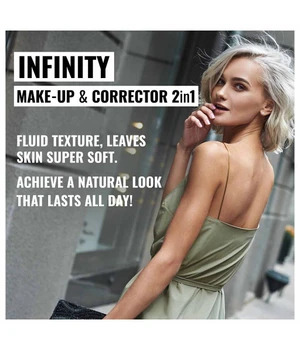 Dermacol Infinity Make-up & Corrector Voidemainen meikkivoide 20 g 2.5 Vanilla