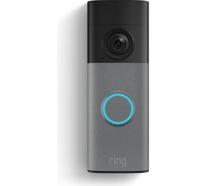 Ring Battery Video Doorbell - Retinal 2K & Chime (3rd Gen) - Speckled Grey