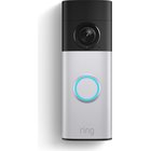 Ring Battery Video Doorbell Plus - Retinal 2K - Nickel Silver