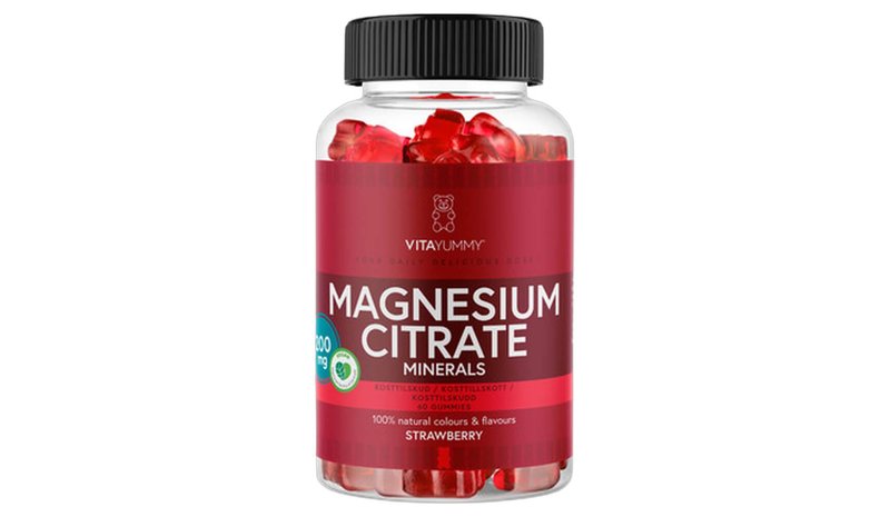 Vitayummy Magnesium Citrate Strawberry 60 stk. – kuva 1/2