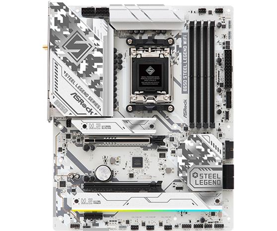 ASRock B650 Steel Legend WiFi Emolevy - AMD B650 - AMD AM5 socket - DDR5 RAM - ATX