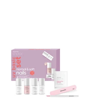 Alessandro Striplac UV Basic Set + Colour Normal & Soft Nails Geelilakka 1 kpl – kuva 3/4