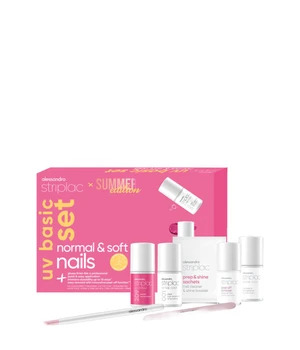 Alessandro Striplac UV Basic Set normal & soft nails Summer Edition Kynsilakkasetti 1 kpl