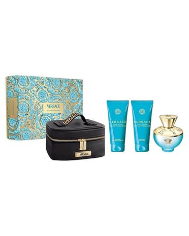 Versace Dylan Torquoise Eau De Toilette Spray 100ml Set 4 Pieces