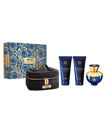 Versace Pour Femme Dylan Blue Eau De Perfume Spray 100ml Set 3 Pieces