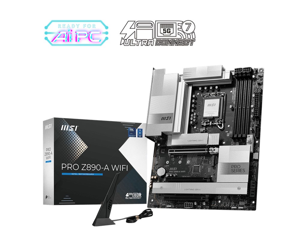 MSI PRO Z890-A WIFI Intel Z890 LGA 1851 (Socket V1) ATX
