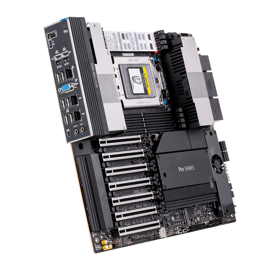 ASUS PRO WS WRX90E-SAGE SE AMD WRX90 Socket sTR5 EEB for workstations