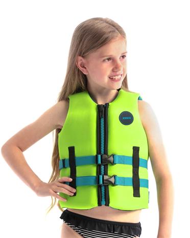 Jobe Neoprene lasten vihreä kelluntaliivi
