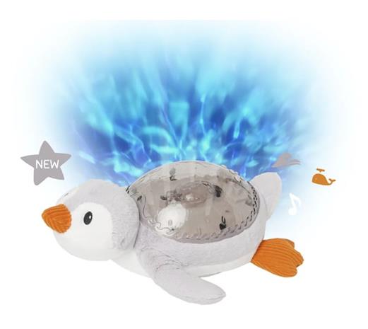 Cloud B Tranquil Penquin - Rechargeable - Grey - ONE SIZE