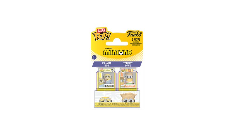 Funko Bitty Pop!: Minions - Pajama Bob & Tourist Dave. 2-pack FIGU