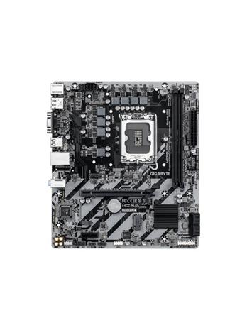 GIGABYTE H810M S2H Motherboard - Intel Core Ultra (Series 2) CPUs, 4+1+2 Phases VRM, up to 6400MHz DDR5, 1xPCIe 4.0 M.2, 1GbE LAN, USB 3.2 Gen 1