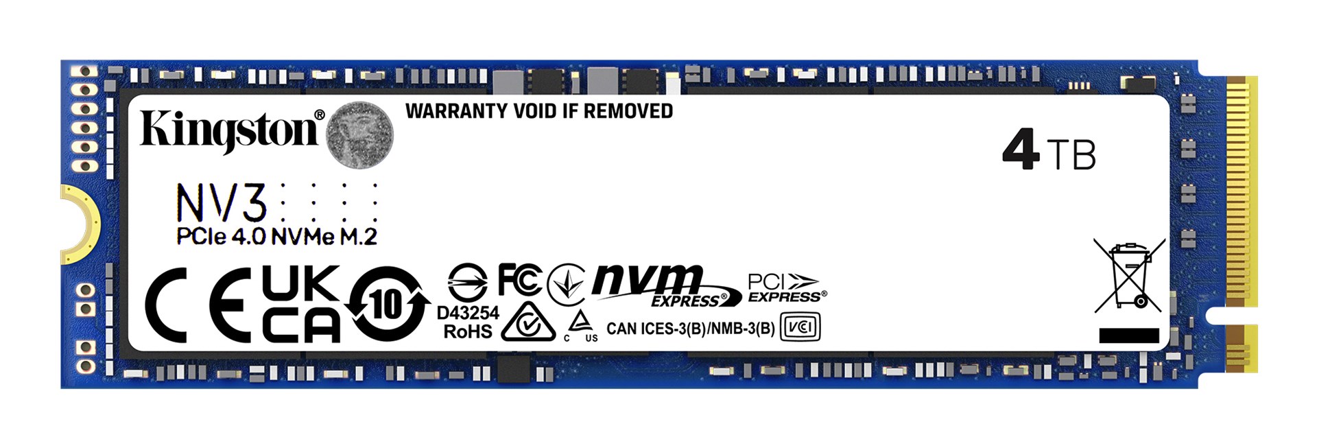 Kingston Technology 4000G NV3 M.2 2280 NVMe SSD