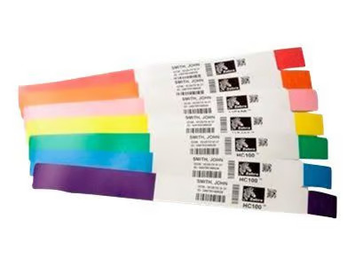 Zebra Z-Band Direct Wristband White