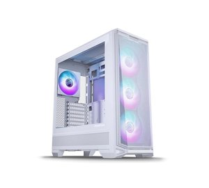 Phanteks Eclipse G400A DRGB 4x140mm -miditornikotelo, matta valkoinen