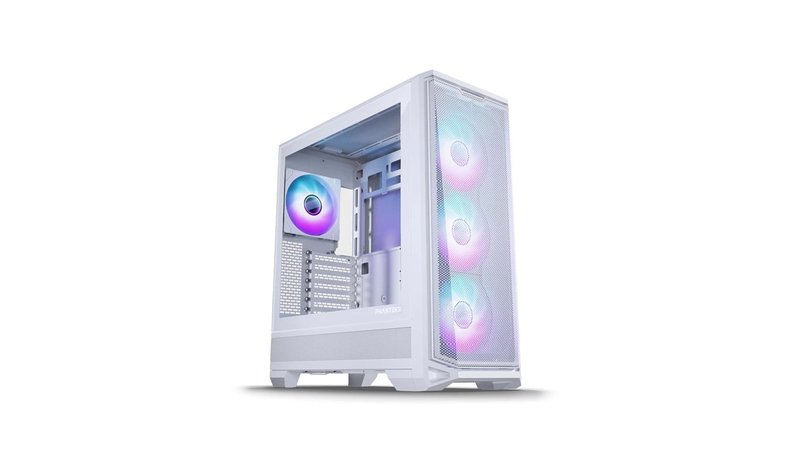 Phanteks Eclipse G400A DRGB 4x140mm -miditornikotelo, matta valkoinen