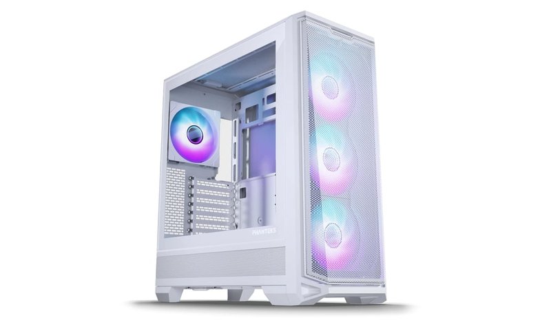 Phanteks Eclipse G400A DRGB 4x140mm -miditornikotelo, matta valkoinen