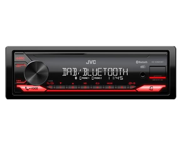 JVC KD-X282DBT car media receiver Black 200 W Bluetooth
