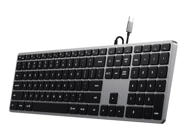 Satechi Slim W3 Wired Backlit Keyboard, näppäimistö – kuva 8/8