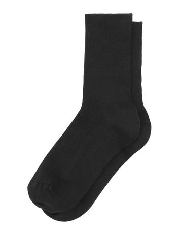 Organic Basics Core Crew Rib Socks 3-Pack - Grey - 43-46