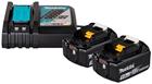 Makita PowerPack LXT (1914J6-4) 18V 2x5,0Ah, työkaluakku 2kpl ja laturi