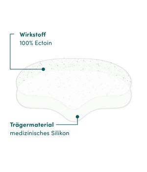 APRICOT Reusable Forehead Pad with Ectoin Silikonityyny 1 kpl