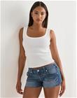 True Religion - Sininen - Crystal all Over Joey Lr Cutof