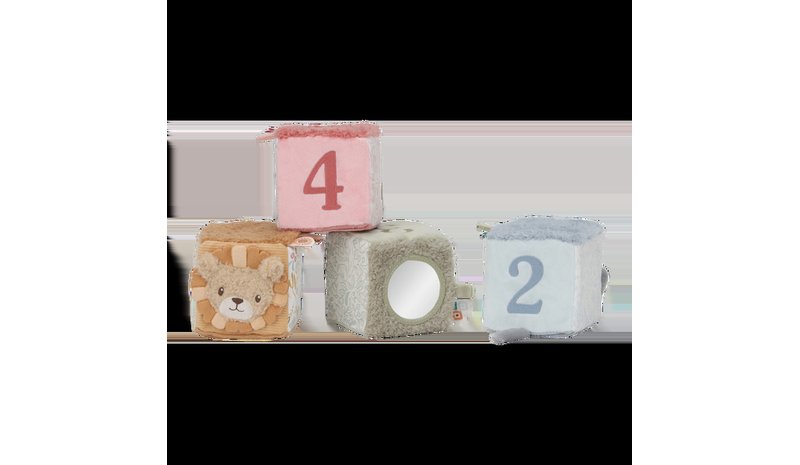 Little Dutch - Soft Block Set - Safari Friends (LD8316) – kuva 1/2