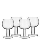 Kosta Boda - Fars Glas viinilasi 40 cl 4 kpl värisekoitus