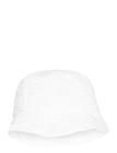 Mango Embroidered Bucket Hat - White - 3-5