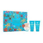 Setti naisille Versace Dylan Turquoise: EDT-hajuvesi, 50 ml + suihkugeeli, 50 ml + vartalovoide, 50 ml