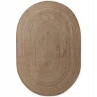 Hanse Home punottu juuttimatto, luonnollinen harmaanruskea, 160x230