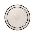 Hanse Home Punottu juuttimatto luonnonvärinen/norsunluu/musta 150x150