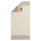 Kylpypyyhe CAWÖ Luxury Home kaksisävyinen Doubleface 80x150 cm puuvilla, beige
