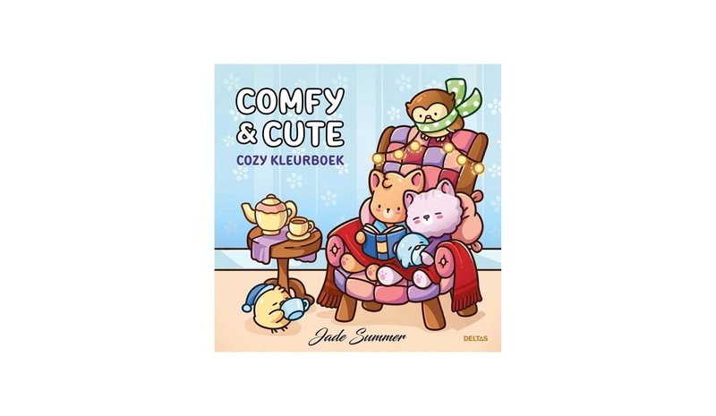 Deltas Comfy & Cute - Cozy Coloring Book – kuva 1/1