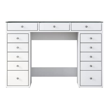 Make-Up Table, BJ105, White, 100% MELAMINE COATED E1 QUALITY CHIPBOARD – kuva 5/5
